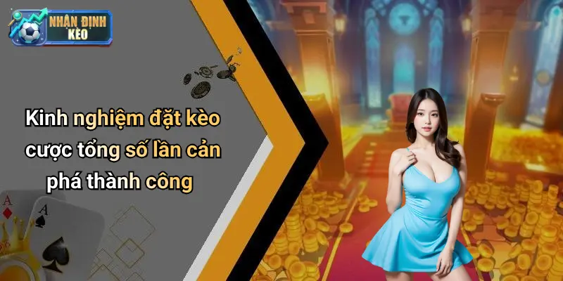 Kinh nghiệm đặt kèo cược tổng số lần cản phá thành công