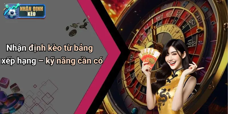 Nhận định kèo từ bảng xếp hạng – kỹ năng cần có