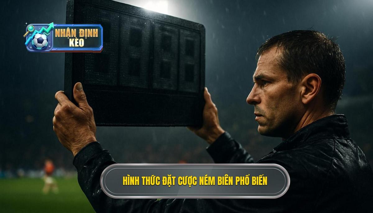 Các hình thức đặt cược phổ biến trong kèo ném biên