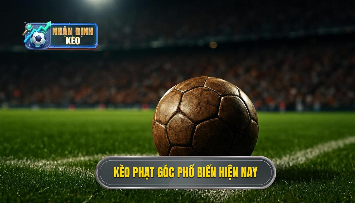 Các loại kèo phạt góc phổ biến nhất hiện nay