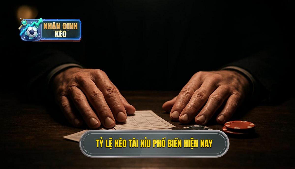 Các loại tỷ lệ kèo tài xỉu phổ biến tại các nhà cái hiện nay