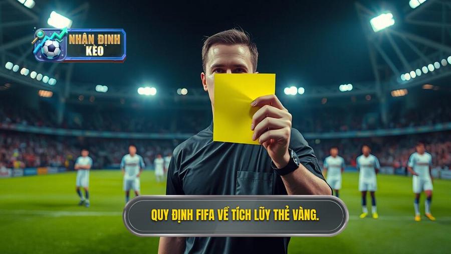 1. Quy định FIFA về tích lũy thẻ vàng.