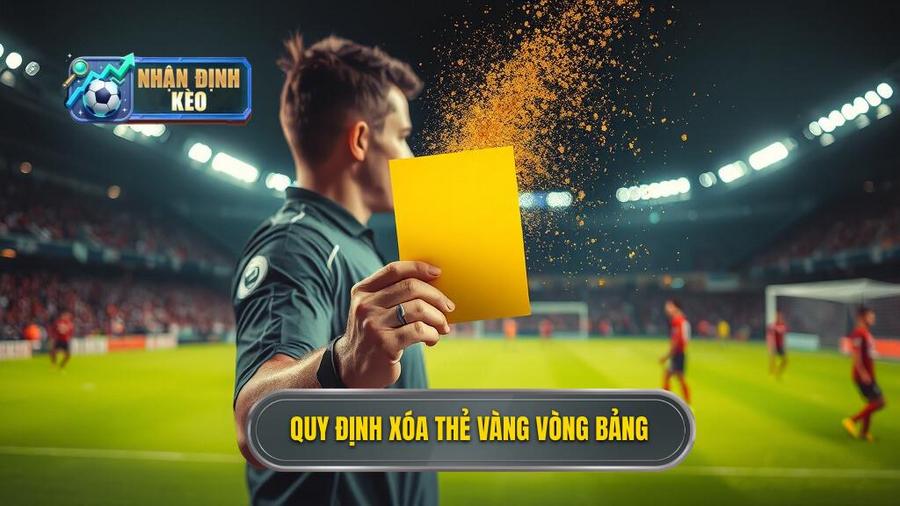 1. Quy định xóa thẻ vàng vòng bảng