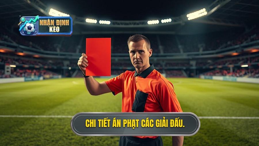 3. Chi tiết án phạt các giải đấu.