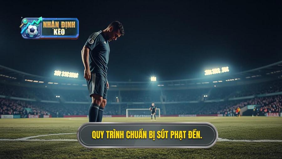 1. Quy trình chuẩn bị trước khi sút phạt đền